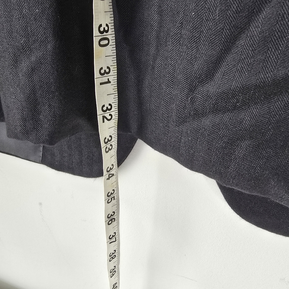 Hickey Freeman Addison Dark Gray Cashmere Silk Sport Coat 46L Careerwear Office - Picture 8 of 15